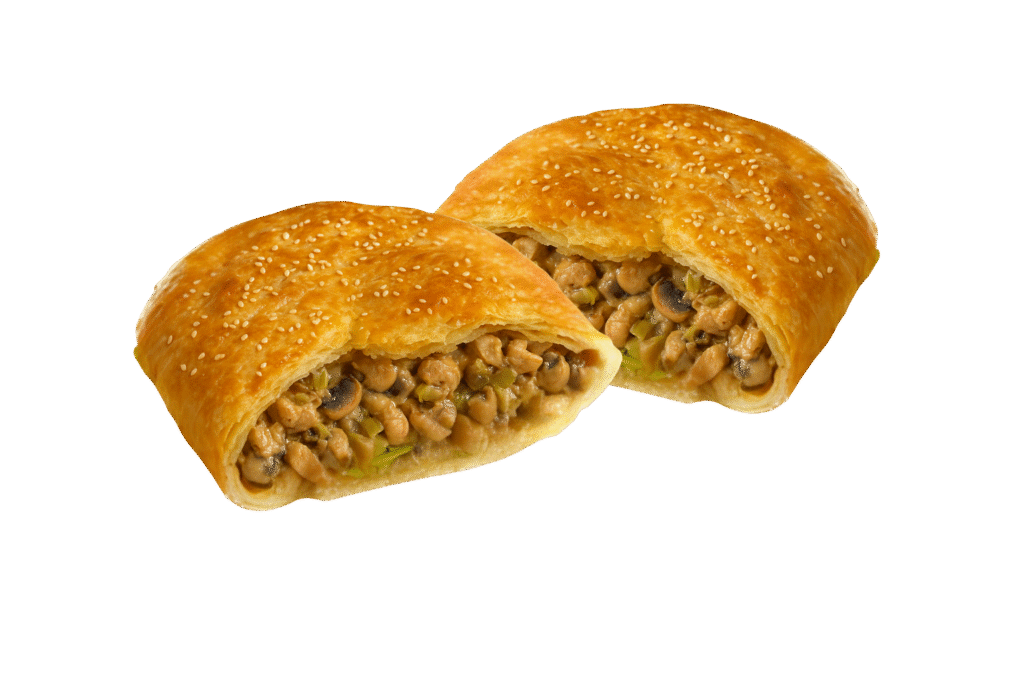 Pita sa pilećim fileom prasom i šampinjonima