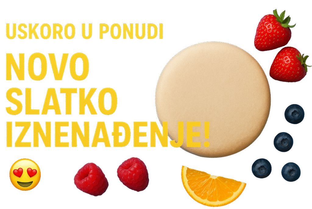 Uskoro u ponudi – novo slatko iznenađenje! 🍬✨