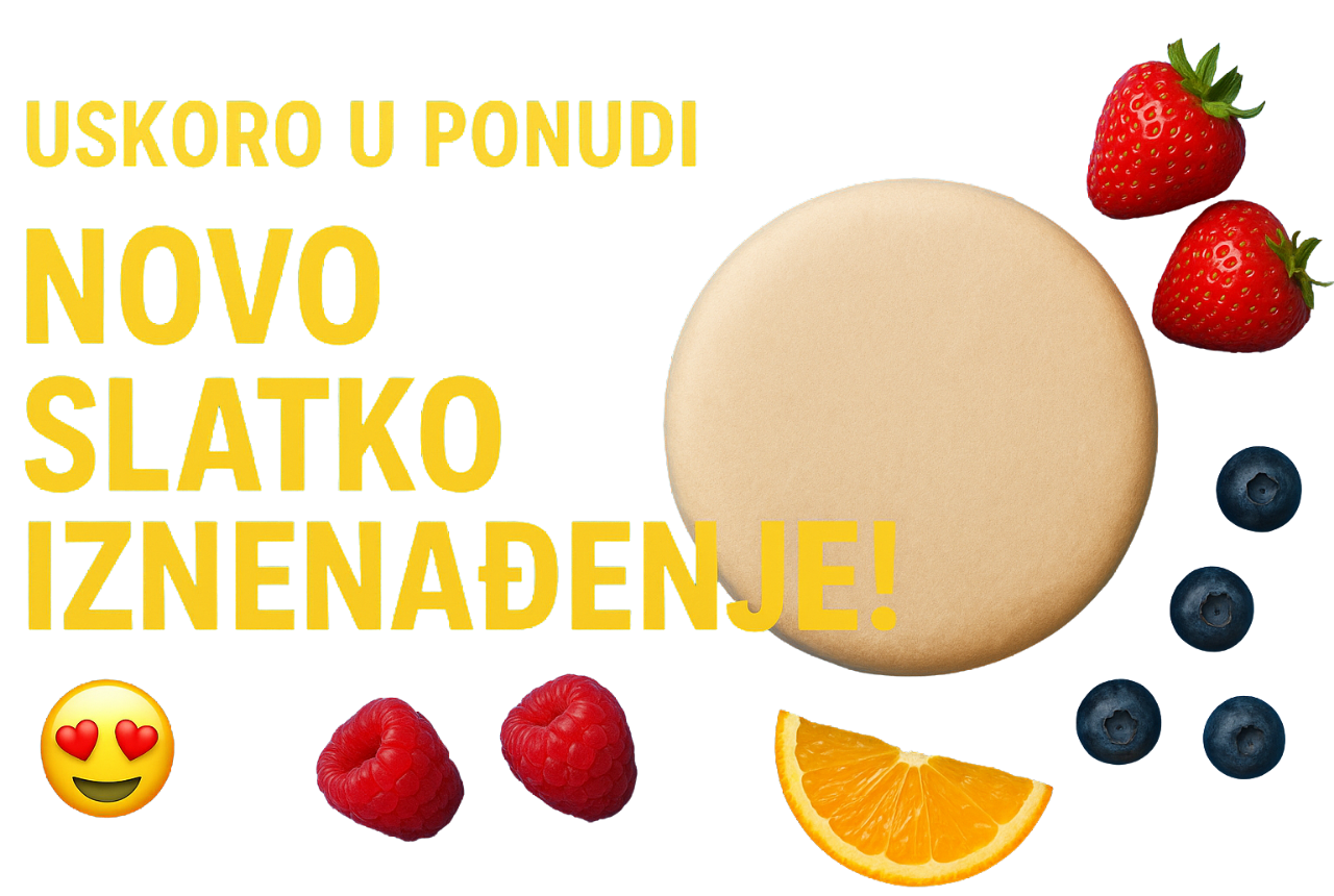 Uskoro u ponudi – novo slatko iznenađenje! 🍬✨